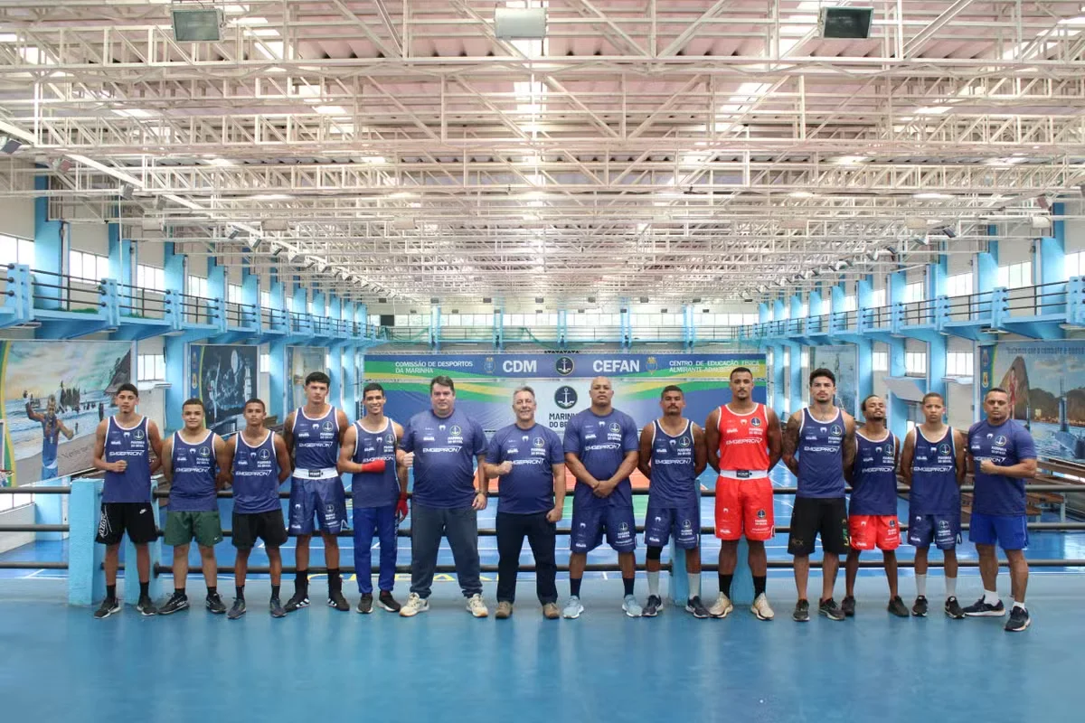 Atletas da Marinha do Brasil no CEFAN
